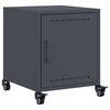 vidaXL Bedside Cabinets 2 pcs Anthracite 36x39x43.5 cm Steel