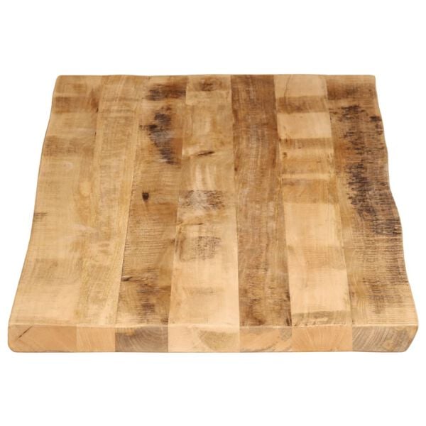 vidaXL Table Top Live Edge 140x60x2.5 cm Solid Wood Rough Mango