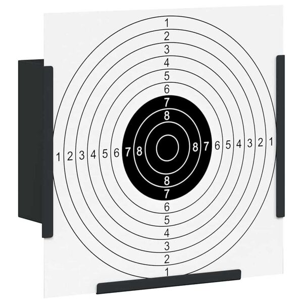 vidaXL Pellet Trap Black 17 x 17 cm Steel