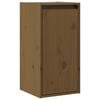 vidaXL Wall Cabinet | Honey brown | Solid pinewood | Compact | Wall mounting