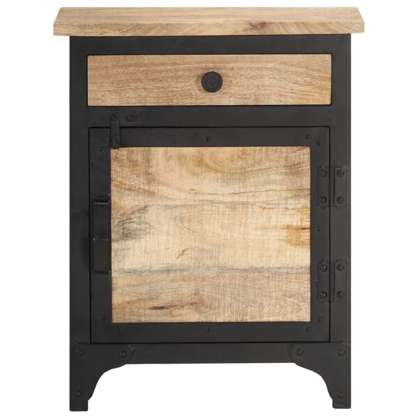 vidaXL Bedside Cabinet 40x30x50 cm Solid Mango Wood