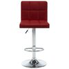 vidaXL Bar Stools 2 pcs Wine Red Faux Leather