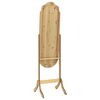 vidaXL Free Standing Mirror Light Wood 46x48x164 cm