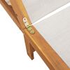 vidaXL Sun Loungers 2 pcs Grey Solid Wood Acacia and Textilene