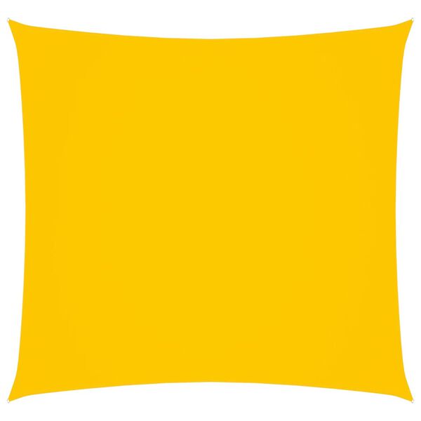vidaXL Sunshade Sail Oxford Fabric Square 7x7 m Yellow