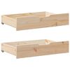vidaXL Bed Frame with Drawers without Mattress 135x190 cm Double