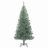 vidaXL Artificial Christmas Tree Snow Flocked with LED Light 240 cm