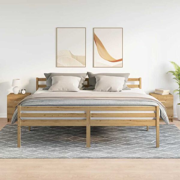 vidaXL Bedside Cabinets 2 pcs with 2 Drawers Artisan Oak 40x36x50 cm