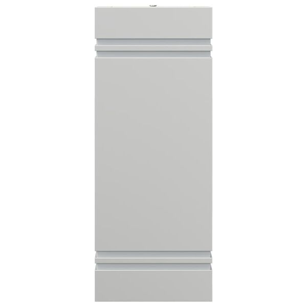 vidaXL Outdoor Wall Lights 2pcs Silver Stainless Steel