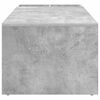 vidaXL Coffee Table Concrete Grey 101.5 x 50 x 37 cm Engineered Wood