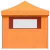 vidaXL Party Tent Folding Orange 292 x 440 x 315 cm Oxford Fabric