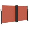 vidaXL Retractable Side Awning Terracotta 120x1000 cm