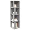 vidaXL Corner Cabinet Grey Sonoma 33x33x132 cm Engineered Wood
