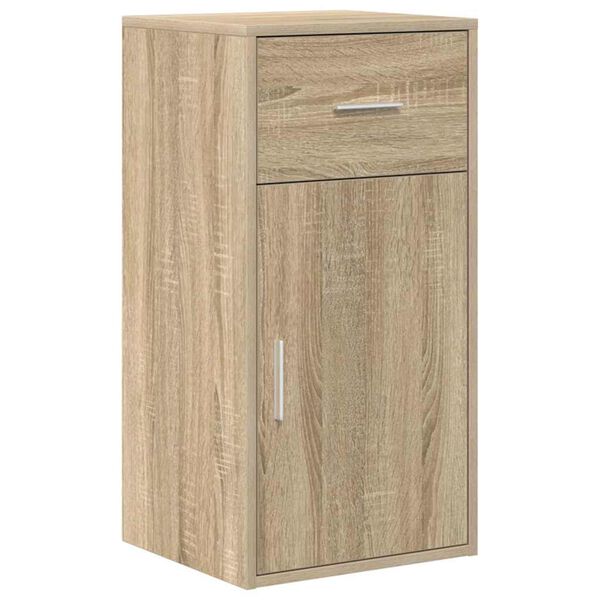 vidaXL Sideboard Sonoma oak 38 x 34.5 x 75 cm Engineered wood