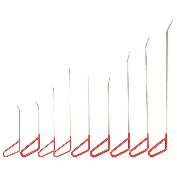 vidaXL 9 Piece Dent Repair Hook Rods Stainless Steel