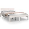 vidaXL Bed Frame without Mattress White 120x190cm Small Double