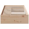 vidaXL Day Bed without Mattress 100x200 cm Solid Wood Pine