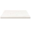 vidaXL Table Top White 40x40x2.5 cm Solid Wood Pine Square