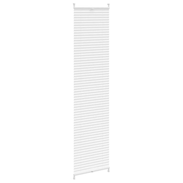 Plisse Blind 60x200cm White Pleated Blind
