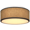 vidaXL Ceiling Lamp Black 30 x 13.5 cm Fabric