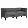 vidaXL Living Room Couch 3 pcs Dark Grey Fabric