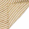 vidaXL Rug Natural and White 60 x 250 cm Jute