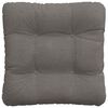 vidaXL Seat Cushions 4 pcs Light Grey 45 x 45 cm Corduroy Fabric