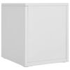 vidaXL Office Cabinet Grey 28x35x35 cm Metal