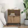 vidaXL Bedside Table Artisan oak 49 x 36 x 61 cm Engineered wood
