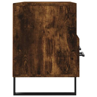 vidaXL TV Cabinet Smoked Oak 102x36x50 cm Engineered Wood