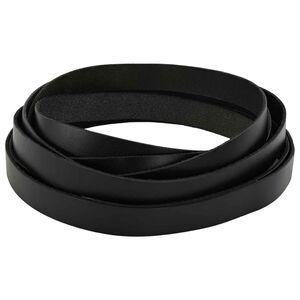 vidaXL Leather Strap Black 500 x 1 cm Leather