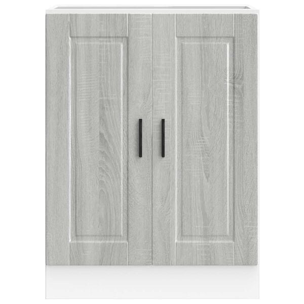 vidaXL Kitchen Base Cabinet&nbsp;Porto Grey Sonoma Engineered Wood
