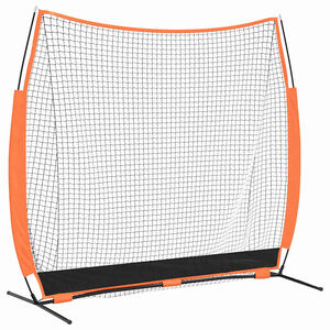 vidaXL Baseball Practice Net Black 250 x 106.5 x 210 cm Polyester