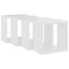 vidaXL Wall Cube Shelves 4 pcs White 26x15x26 cm