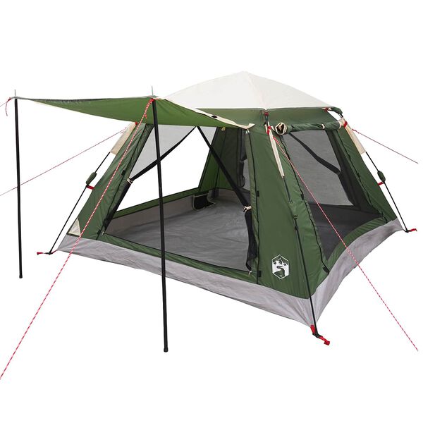vidaXL Instant Tent Folding Green 205 x 205 x 143 cm Steel