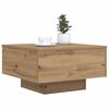 vidaXL Coffee Table Artisan Oak 55 x 55 x31 cm Engineered Wood