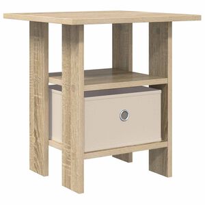 vidaXL Bedside Table Sonoma Oak 41 x 40 x 45 cm Engineered Wood