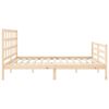 vidaXL Bed Frame without Mattress Super King Size Solid Wood