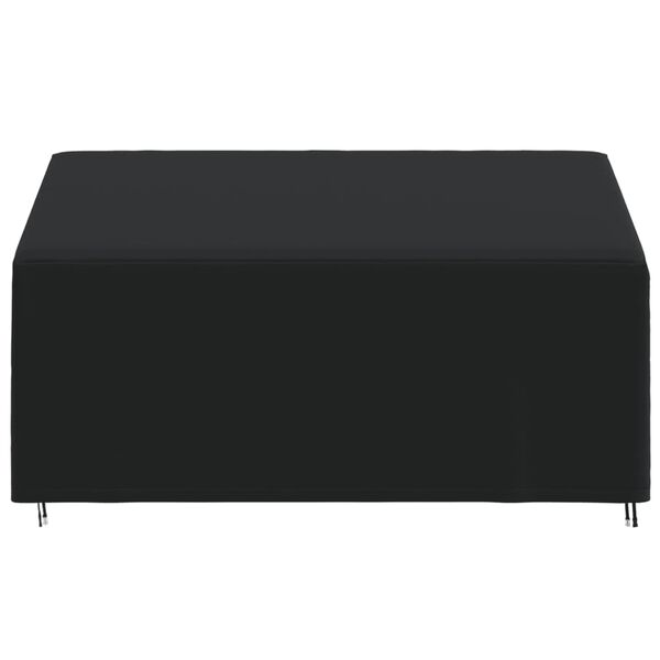 vidaXL 3-Seater Bench Cover Black 175x85x68/94 cm 420D Oxford