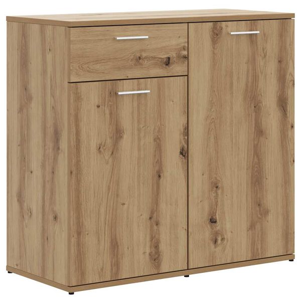 vidaXL Sideboard Artisan Oak 80x36x75 cm Engineered Wood