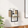 vidaXL Wall Shelf Artisian Oak 20 x 25 x 30 cm Engineered Wood