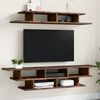 vidaXL TV Wall Units Smoked Oak Engineered Wood