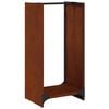 vidaXL Firewood Rack 40x30x80 cm Weathering Steel