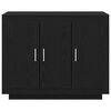 vidaXL Sideboard Black Oak 92 x 35 x 75 cm Engineered Wood
