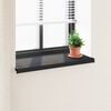 vidaXL Window Sill Anthracite with Wood Grain 80 x 40 x 4.5 cm