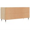 vidaXL TV Cabinet Sonoma Oak 104x35x50 cm Engineered Wood