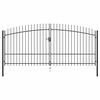 vidaXL Double Door Fence Gate Woerden with Spear Top 400x224.5 cm