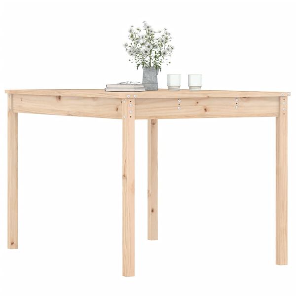 vidaXL Garden Table 121x82.5x76 cm Solid Wood Pine