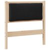 vidaXL Headboard Other Brown 75 cm Solid pine wood