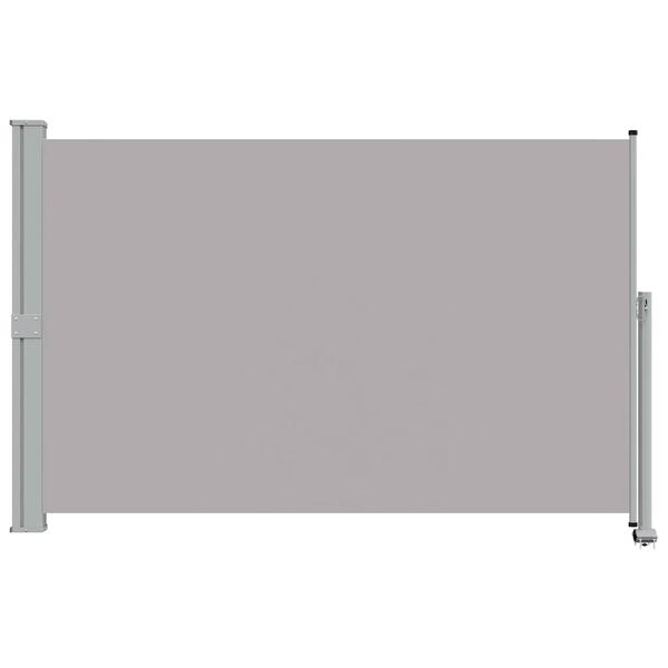 vidaXL Patio Retractable Side Awning 160 x 300 cm Grey